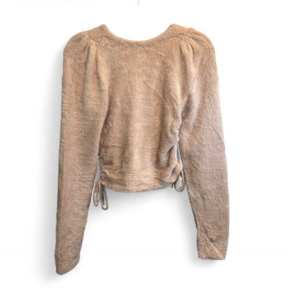 NWT For Love & Lemons Fuzzy Ruched Sweater XL - Picture 8 of 8